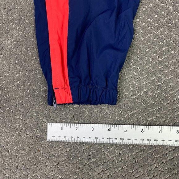 Vintage Nike F.I.T. Logo Pants Men's Medium Blue Woven Tapered Jogger USA - Picture 14 of 16